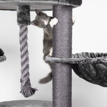 141cm Charcoal 4 Tier Cat Tree